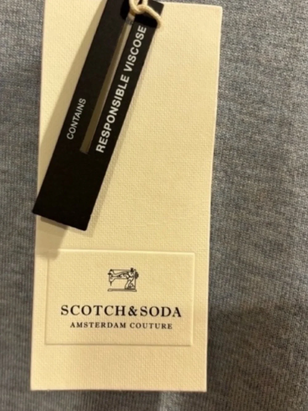 Scotch & Soda NEW Mens XXL Crewneck Sweater Blue Grey Coastal Preppy